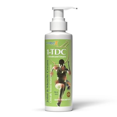 1-TDC Joint & Muscle Relief Cream - Use On Back, Knee, Neck, Shoulder, Hip - Soothes Stiff Joints, Muscles, and Injuries in 5-10 Minutes - Relaxer - 16 oz