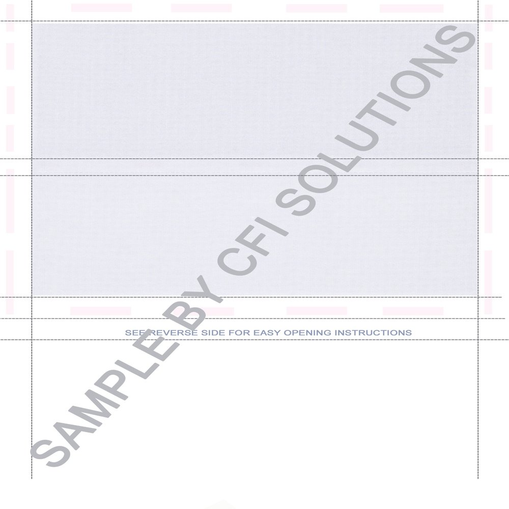 8-1/2" x 11" Z Fold Multi-Purpose Blue Screen on Face, Blockout Back (Box of 2000)