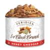 FERIDIES Five O'clock Crunch Honey Cheddar Snack Mix with Premium Virginia Peanuts, 14 Ounce (Pack of 1) Honey Cheddar Mix view 1