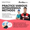 Ambu I.V. Trainer, Realistic Practice Arm for Injection and Phlebotomy Training with Movable Wrist, Indicator Panel, & Valve System view 4