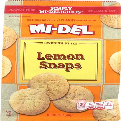 Midel Lemon Snaps ( 12x10 OZ)