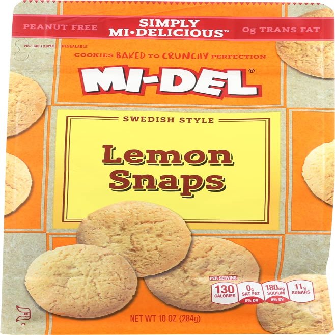 Midel Lemon Snaps ( 12x10 OZ)