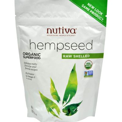 Nutiva, Organic Shelled Hempseed, 8 Ounce