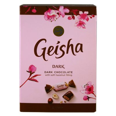 Geisha Dark Chocolate with Hazelnut Filling Box