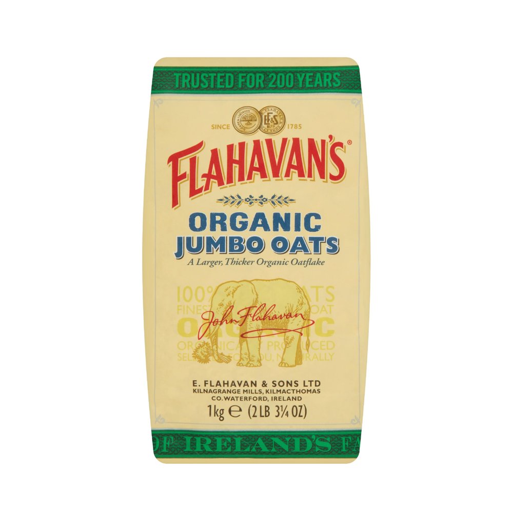 Flahavan's Irish Organic Jumbo Oats (1Kg)