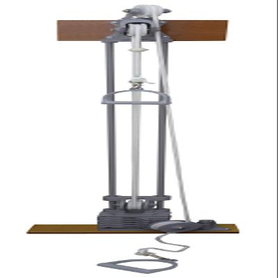 CanDo 10-0668 Chest Weight Pulley System, One Tower, Dual Handle, Lower/Mid, 5 x 2.2 lb