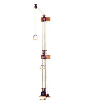 Adjustable Chest Pulley System for Physical Therapy & Rehabilitation Upper Body Rehab Equipment with Pin-Select Weights, Wheelchair Accessible, Triple Handle