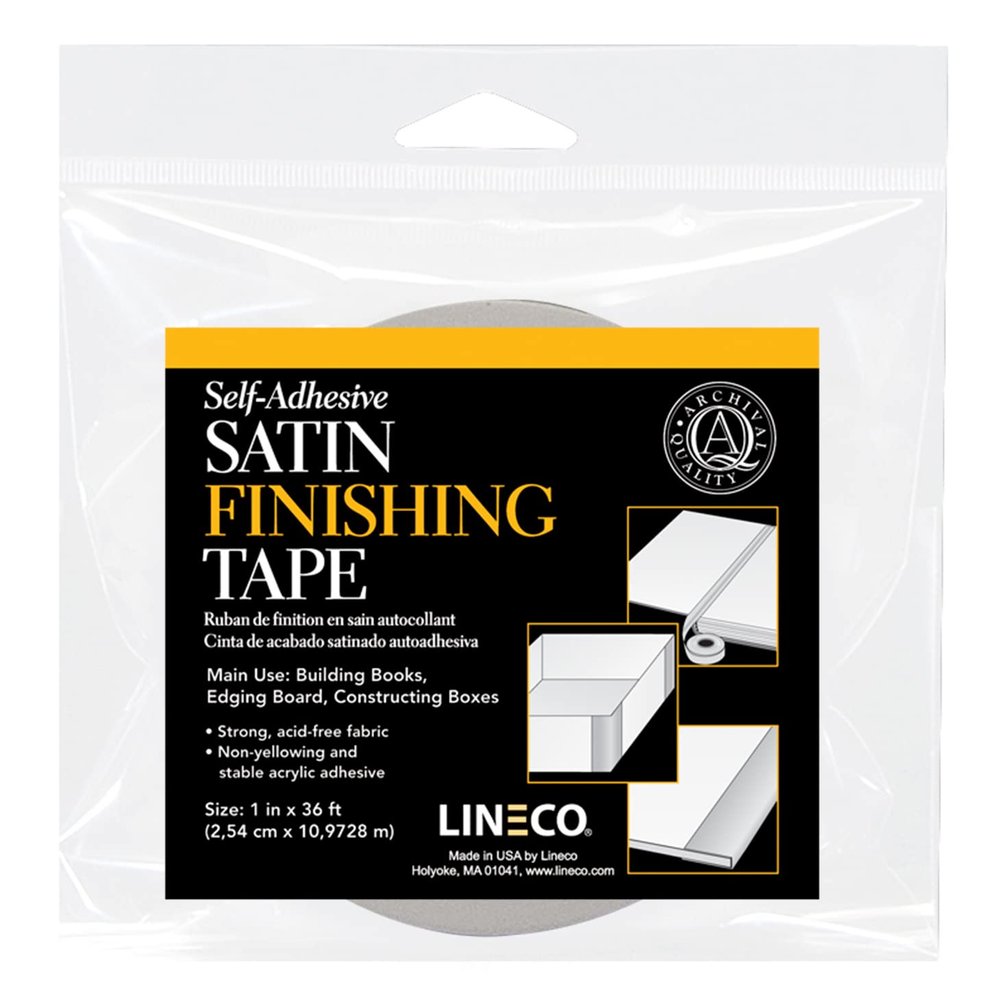 Lineco/University Products - Satin Cloth Tape - Ivory