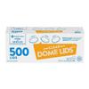 Member's Mark Clear Dome Cup Lids, 500 Count view 1