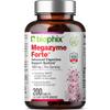biophix Megazyme Forte 200 Tablets - Natural Plant Proteolytic Enzymes Nattozimes Serrazimes Supports Digestive System Immune Health view 1