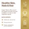 Solgar Biotin 10000 mcg Vegetable Capsules Energy Metabolism Promotes Healthy Skin Nails Hair Super High Potency NonGMO Vegan Gluten Free Dairy Free Kosher Servings, Standard Packaging, Unflavored, 120 Count view 4