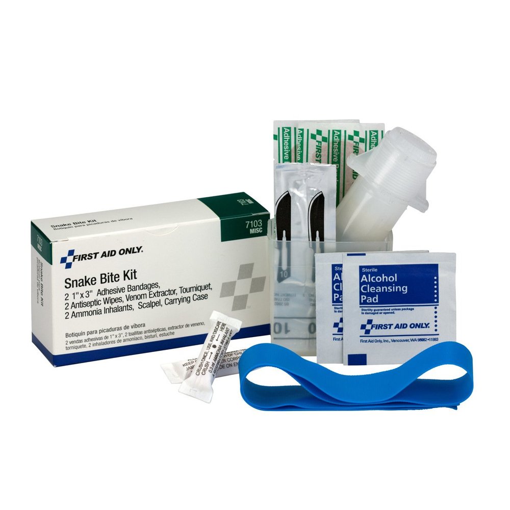 First Aid Only 7103 11 Piece Snake Bite First Aid Kit In Box