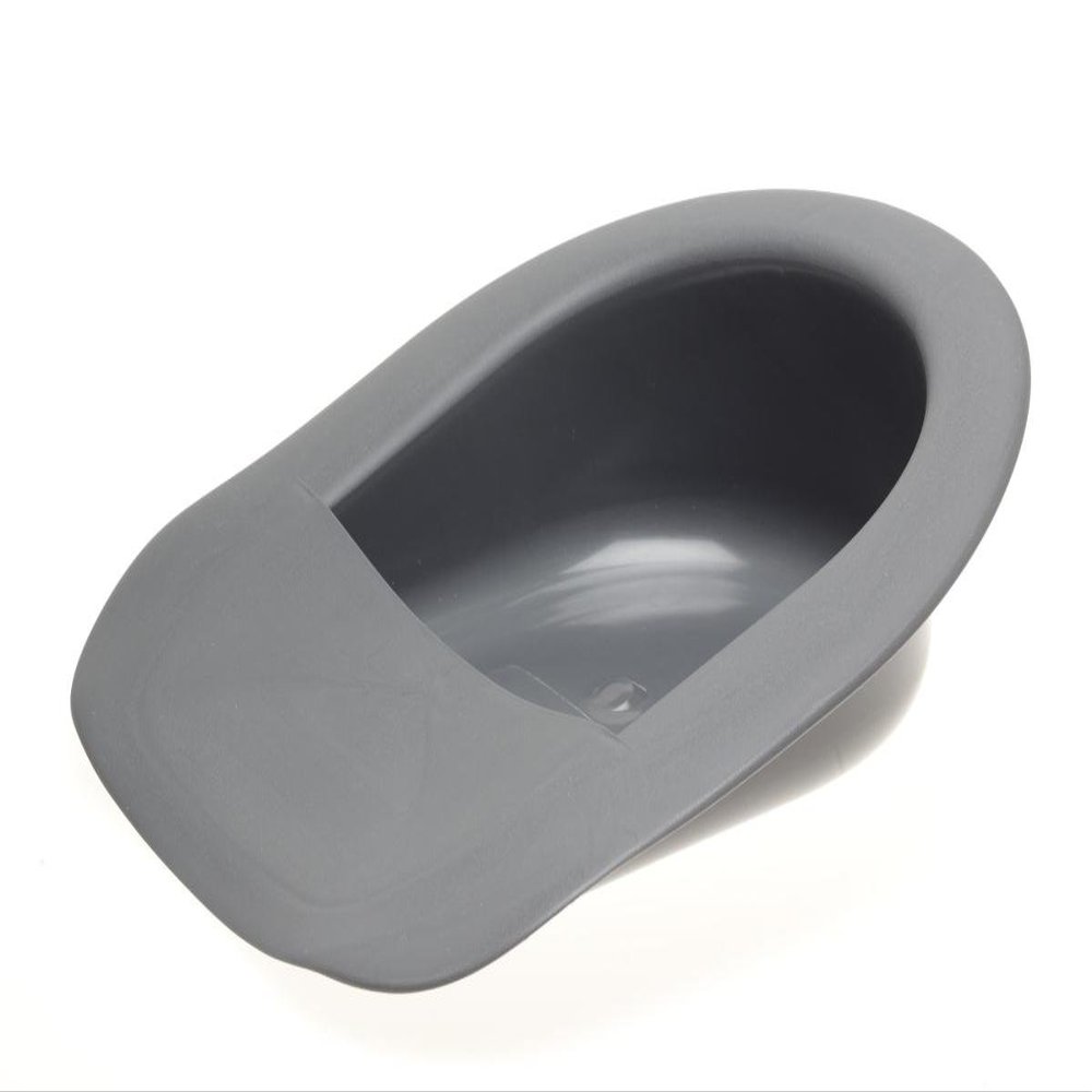 Medline Mega-Fracture Bariatric Bedpans, 80-oz, Graphite (Pack of 4)