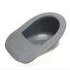 Medline Mega-Fracture Bariatric Bedpans, 80-oz, Graphite (Pack of 4) view 1