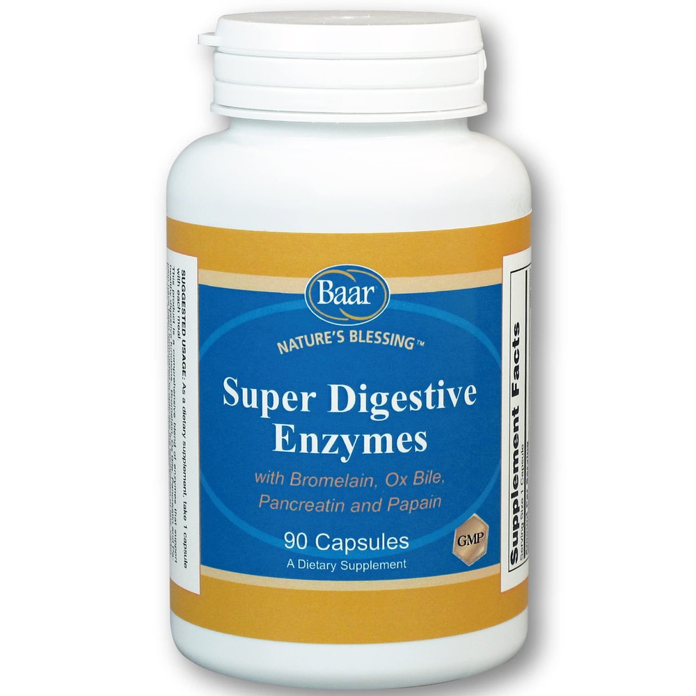 Baar Super Digestive Enzymes, 90 Capsules