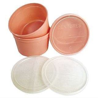 Denture Cup with Lid