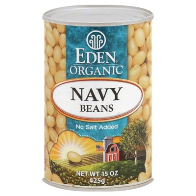 Eden Organic Navy Beans, No Salt Added, 12 pk