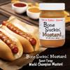 Bone Suckin' Mustard, World Champion Flavor, Made in the USA, Non-GMO, Gluten-Free, Kosher and has No High Fructose Corn Syrup (12 oz, Original) view 3