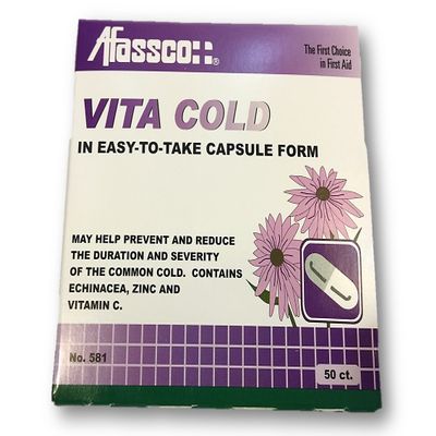 Afassco 581 Vita Cold Capsules - 50 / BX