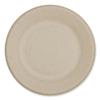 World Centric PLSCU6LFS Fiber Plates, Ripple Edge Plate, 6.1 Diameter, Natural, 1,000/carton view 1