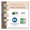 World Centric PLSCU6LFS Fiber Plates, Ripple Edge Plate, 6.1 Diameter, Natural, 1,000/carton view 3