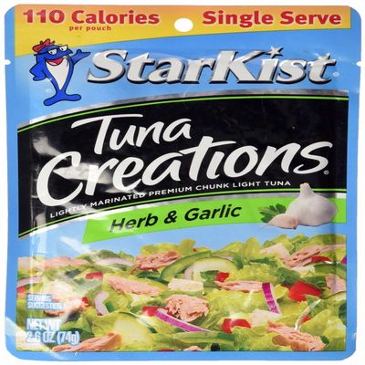 Starkist Tuna Creations 2.6oz Pouch (Pack of 12) (Herb & Garlic)