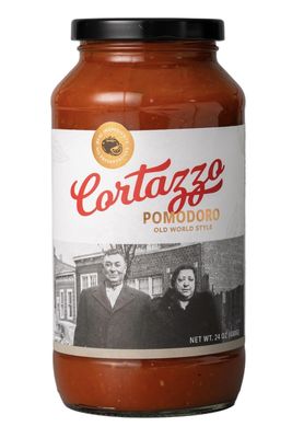 Cortazzo Pomodoro Sauce - Old World Style Pasta Sauce | Tomato Sauce Made with Fresh & All-Natural Ingredients | Non GMO, Vegan, Gluten Free