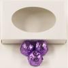Scott's Cakes Milk Chocolate Chocolate Cream Filling Candies with Violet Foils in a 1 Pound White Gourmet Box view 1