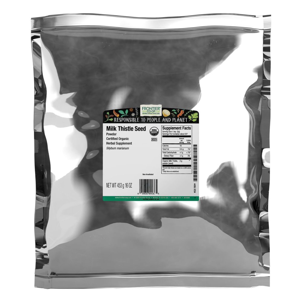 Frontier Co-op Organic Powder Milk Thistle Seed 1lb