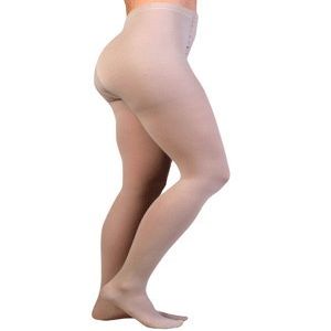 20-30 mmHg Juzo Soft Series Compression Stockings. Pantyhose. Closed Toe. Fly,Size:V,Color:Beige