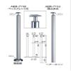 Polar Bear ABR-711B Strut B (Base Plate Type) Hair Line view 2