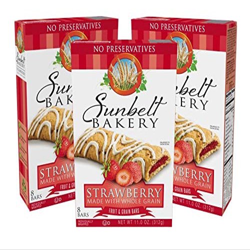 Sunbelt Bakery Strawberry Fruit & Grain Bars, 24 Count