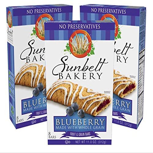 Sunbelt Bakery Blueberry Fruit & Grain Bars, 24 Count