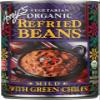 Amy's Organic Refried Beans Mild with Green Chiles -- 15.4 oz (Pack of 2) view 1