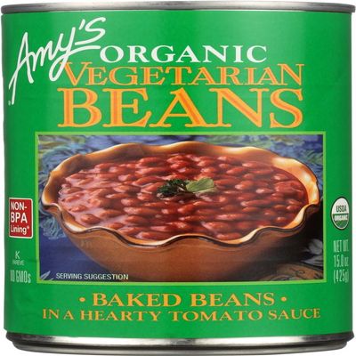 Amy's Organic Vegetarian Baked Beans, 15-Ounce Cans (Pack of 6)