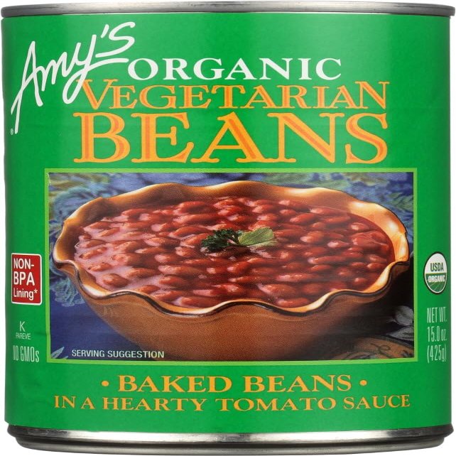 Amy's Organic Vegetarian Baked Beans, 15-Ounce Cans (Pack of 6)