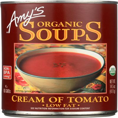Amy's Organic Soup Low Fat Cream of Tomato -- 14.5 oz(PACK OF 2)