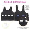 Fun and Function -Weighted Compression Vest for Toddlers with Sensory Needs - Calming Toddlers Weighted Compression Vest - Dolphin Small view 3