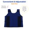 Fun and Function -Weighted Compression Vest for Toddlers with Sensory Needs - Calming Toddlers Weighted Compression Vest - Dolphin Small view 4