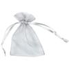 JAM Paper Sheer Bags - Small - 4 x 5 1/2 - Silver - Bulk 96 Bags/Box view 2