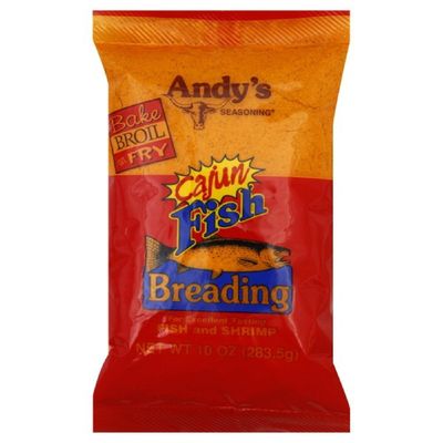 Andy's Cajun Fish Breading, 10-Ounce (Pack of 2)