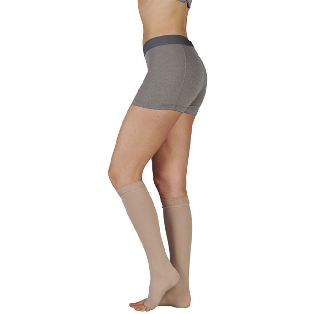 Juzo 2002ADFF57 IV Soft Knee 30-40 mmHg Compression Stocking with Regular Length Full Foot44 Size IV - Cinnamon