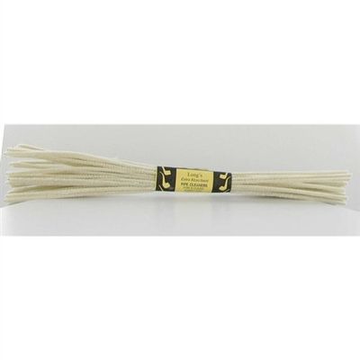 12 Inch Churchwarden Pipe Cleaners White - Set of 6 Packs