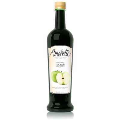 Amoretti Premium Syrup, Tart Apple, 25.4 Ounce (Pack of 12)