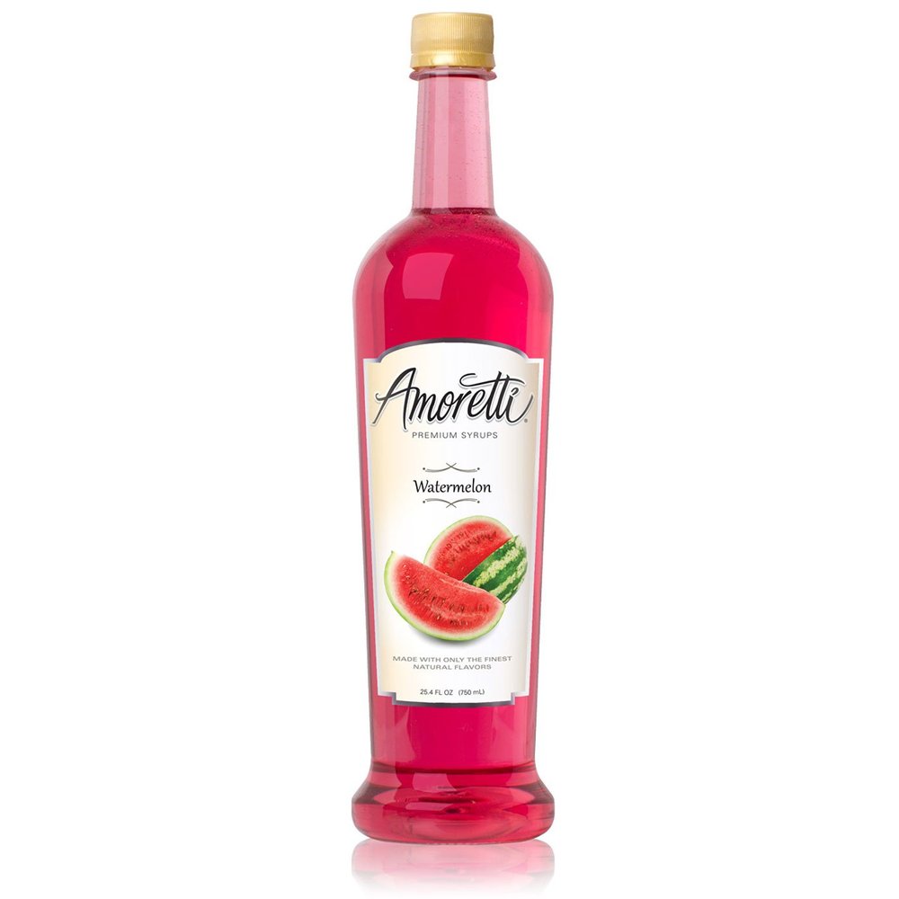 Amoretti Premium Syrup, Watermelon, 25.4 Ounce (Pack of 12)