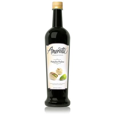 Amoretti Premium Syrup, Pistachio Praline, 25.4 Ounce (Pack of 12)