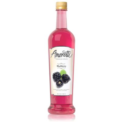 Amoretti Premium Syrup, Blackberry, 25.4 Ounce (Pack of 12)