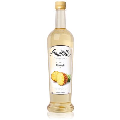 Amoretti Premium Syrup, Pineapple, 25.4 Ounce (Pack of 12)
