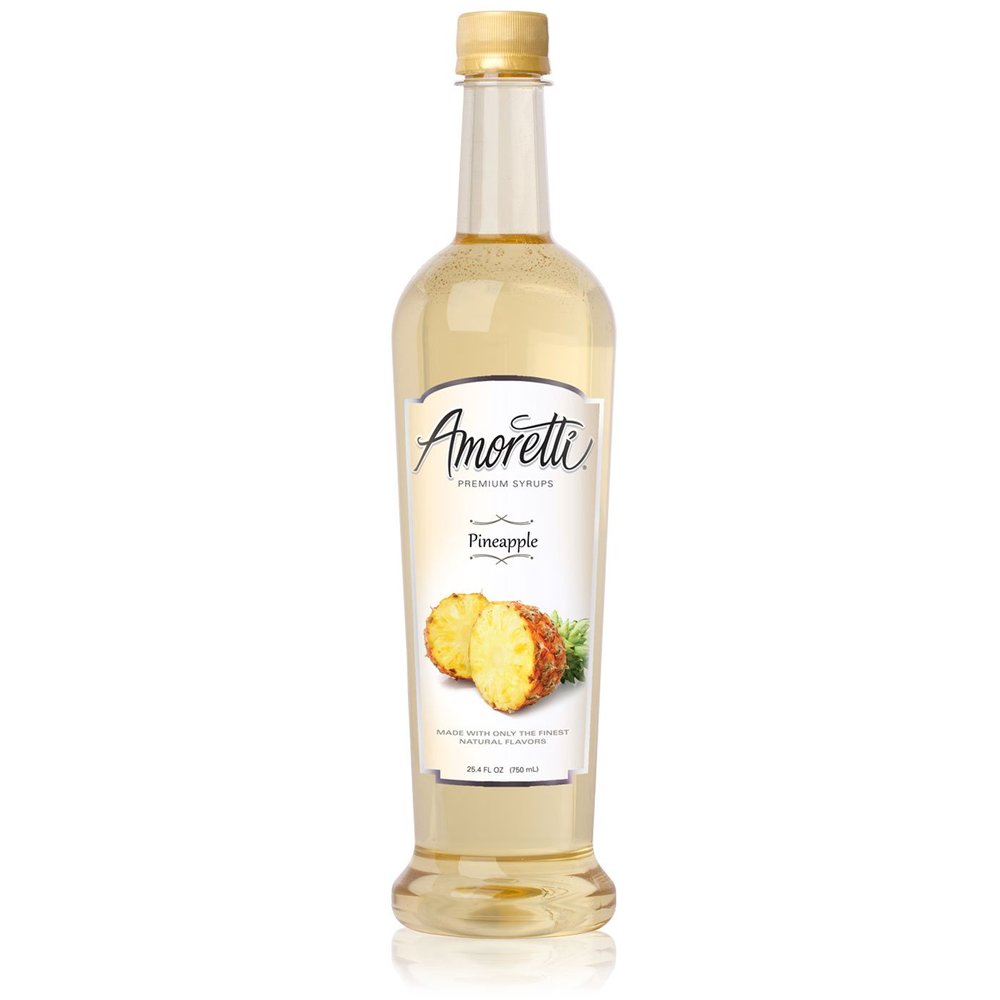 Amoretti Premium Syrup, Pineapple, 25.4 Ounce (Pack of 12)