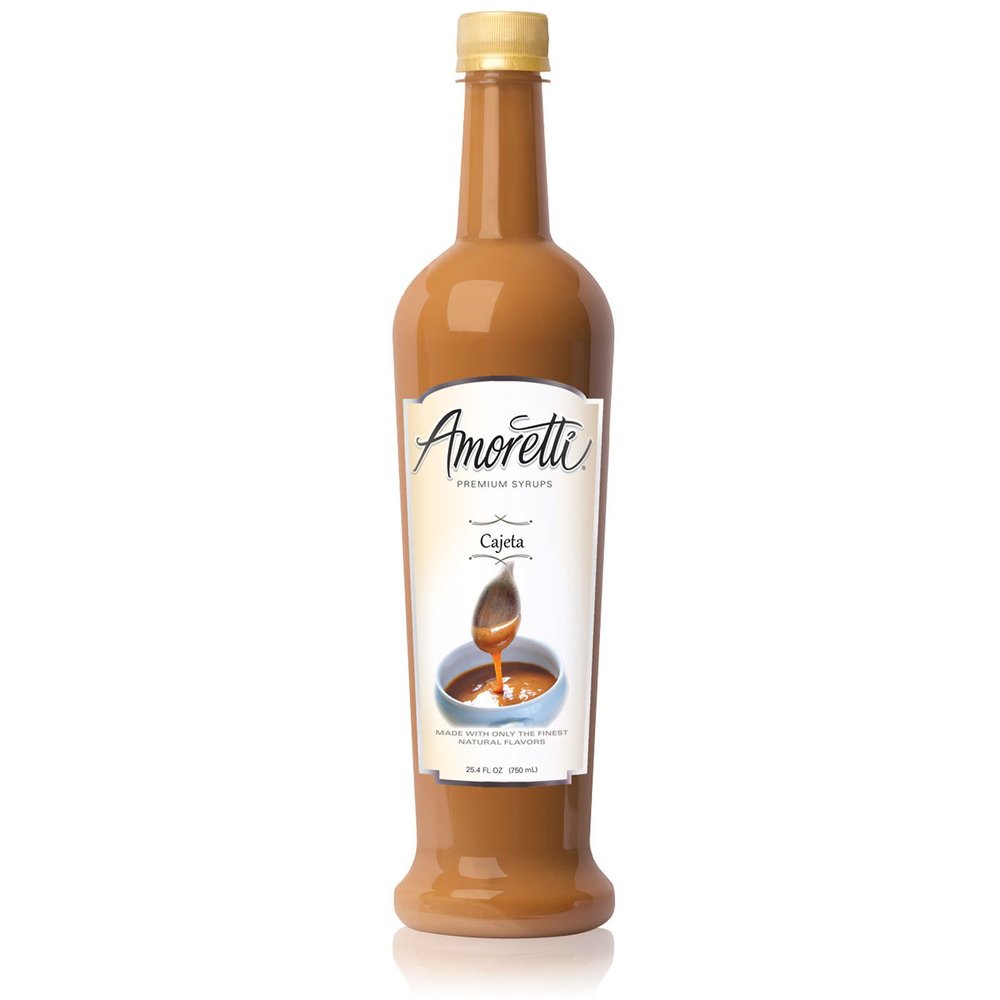 Amoretti Premium Syrup, Cajeta, 25.4 Ounce (Pack of 12)